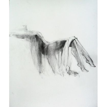 Woman 30x40, Alina Louka, rysunki tech.mieszana