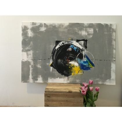 Universum, Magdalena Gajowniczek, obrazy tech. mieszana