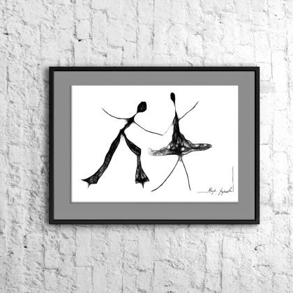 grafika 102 - tango, Maja Gajewska, Grafika cyfrowa