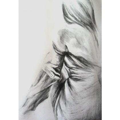woman 50x70, Alina Louka, rysunki tech.mieszana