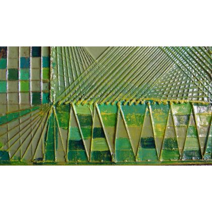 Krystyna Ciećwierska - asamblaż - grasz w zielone ? foto #1