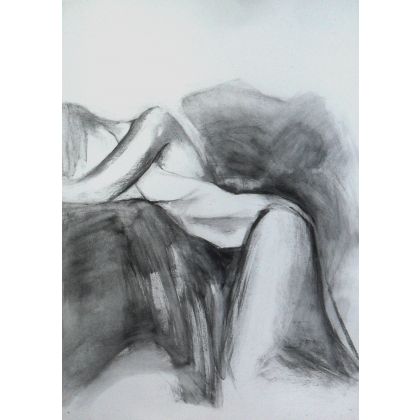 woman 50x70, Alina Louka, rysunki tech.mieszana