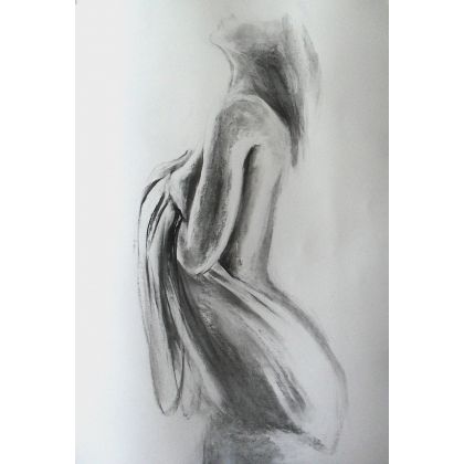 woman 50x70, Alina Louka, rysunki tech.mieszana