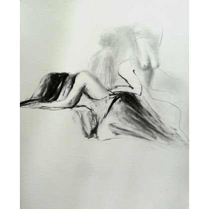 kobiety 30x40cm, Alina Louka, rysunki tech.mieszana