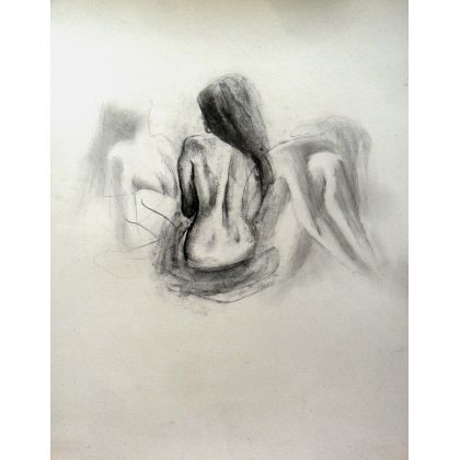 kobiety 30x40cm, Alina Louka, rysunki tech.mieszana