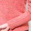 sweter - żakiet koral