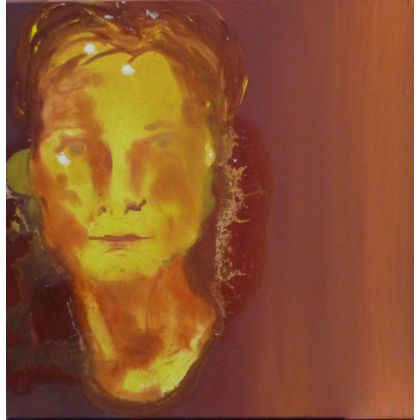 Portret J. Butler żółty, Grażyna Małkiewicz, obrazy olejne