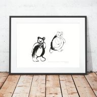 21X30 CM PLAKAT MISIE ILUSTRACJA