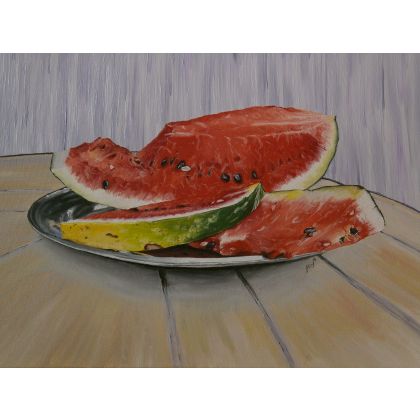 Summer fruit, Maria Woithofer , obrazy olejne