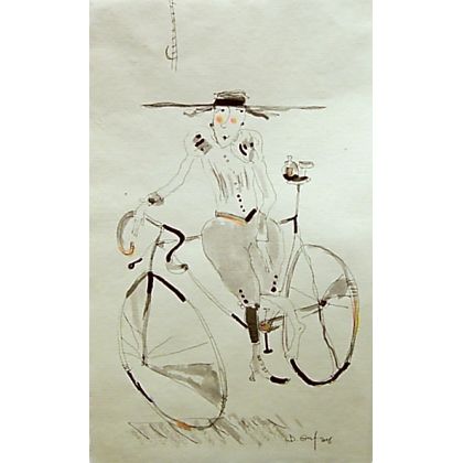Dariusz Grajek - grafika warsztatowa - Roweriada..... foto #1