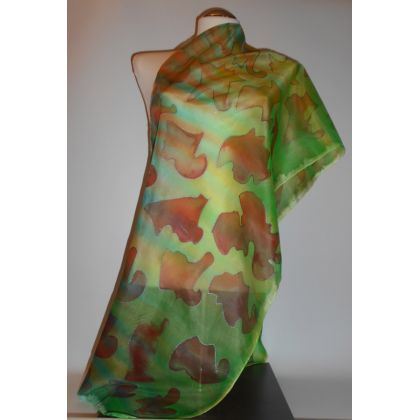 Włodek Rybacki - chusty,apaszki - Gwiazdy Silk 100% foto #1