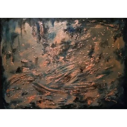 Galaktyka 80x60cm, Martyna Mączka, obrazy akryl