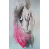 AKT Z RÓŻEM 50X70