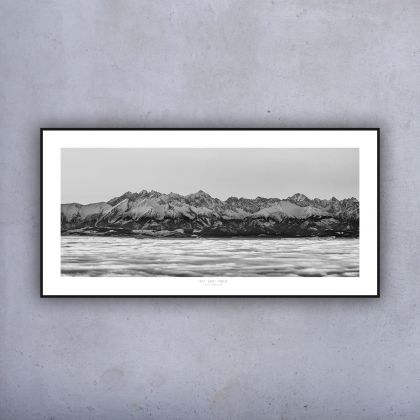 Plakat - Tatry cz-b - 50x100, Agnieszka Potocka-Makoś, fotografia artystyczna