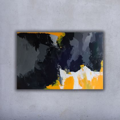Agnieszka Potocka-Makoś - obrazy akryl - Zamieszanie - 150x100cm - obraz foto #2