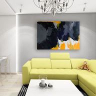 ZAMIESZANIE - 150X100CM - OBRAZ