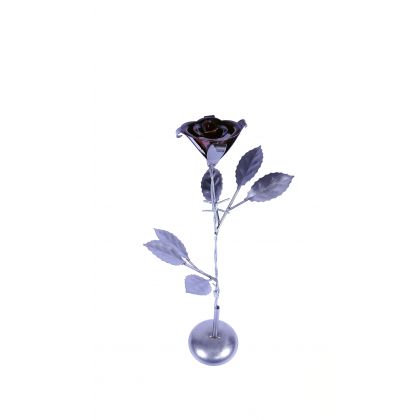 Asdom Metal Design - upcycling design - Metalowa róża z kolcami foto #1