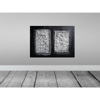 biały i białe 2, Krystyna Ciećwierska, obrazy akryl