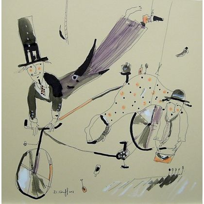Bicyklianie...., Dariusz Grajek, Grafika cyfrowa