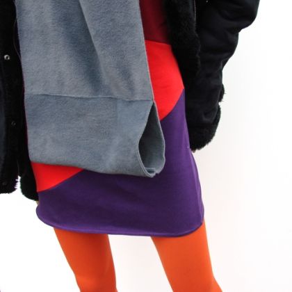 halo-pracownia - szalokaptury - szalokaptur z mufką popielaty foto #2