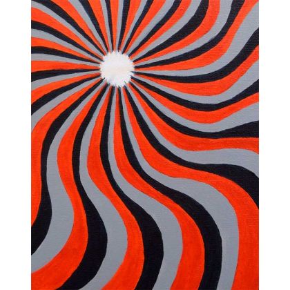 Małgorzata Kossakowska - obrazy akryl - mały op-art foto #2