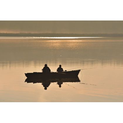 Jezioro o świcie,milczenie., Dariusz Żabiński, fotografia artystyczna