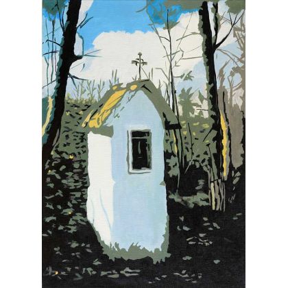 kapliczka, Małgorzata Kossakowska, obrazy akryl