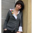 sweter popielaty