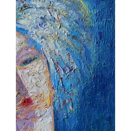 Magdalena Walulik  - obrazy olejne - Kobieta portret abstrakcyjny foto #1