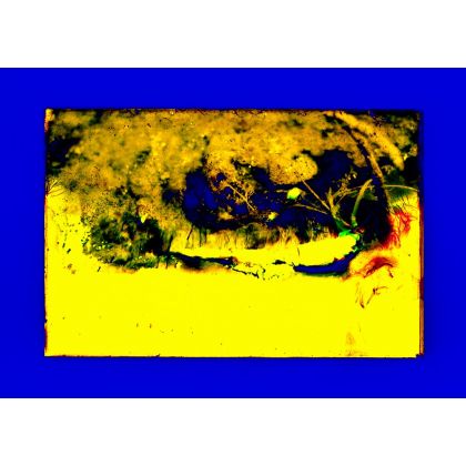 Coś jakby żółty pejzaż w niebieskie, Dariusz Żabiński, fotografia artystyczna