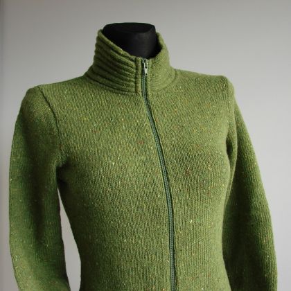halo-pracownia - swetry - zielona stójka foto #1