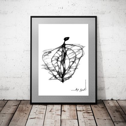 Maja Gajewska - grafika tech. mieszana - komplet grafik - 50x40cm foto #2