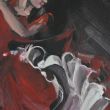 Flamenco. Akryl, płótno. 70x50 cm