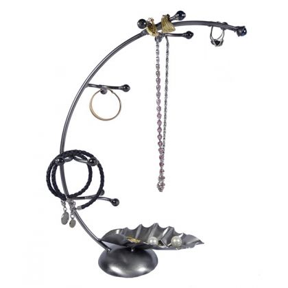 Asdom Metal Design - dekory stojące - Metalowy stojaczek na biżuterię Kwiat foto #4