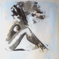 AKT BŁĘKITNY 70X70