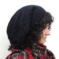 CZAPKA OVERSIZE CZARNA
