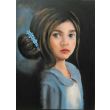 Obraz olejny portret Dziewczynka