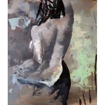 woman 63x70, Galeria Wanda Willam, obrazy akryl