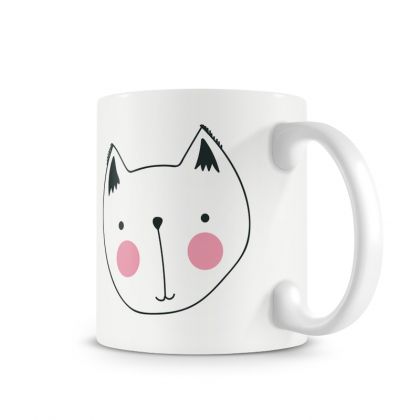 kubek z kotkiem, dru, naczynia