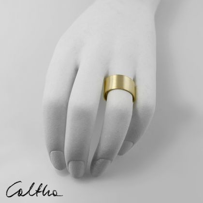 Caltha - pierścionki - Satyna - mosiężny pierścionek foto #1