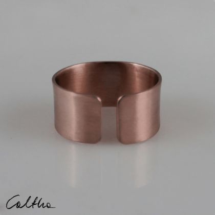 Caltha - pierścionki - Satyna - miedziany pierścionek foto #1