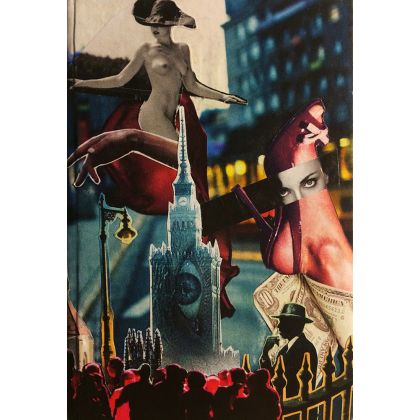 TOWER OF I, Dunin Barbara, grafika tech. mieszana