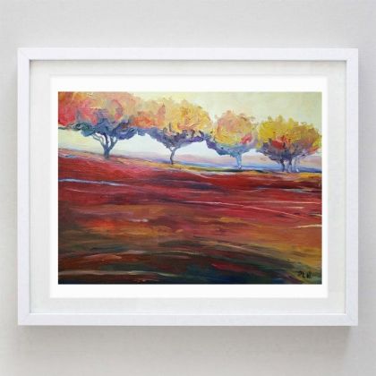 Paulina Lebida - obrazy olejne - Abstrakcyjne drzewa foto #1