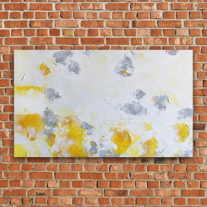 Lato 100x60 cm - obraz abstrakcyjny, Agnieszka Potocka-Makoś, wydruki na płótnie
