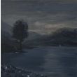 Wieczór nad jeziorem - obraz akrylowy