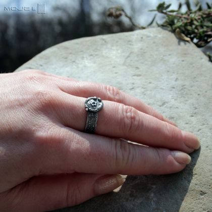 Moje MW - pierścionki - Kwiatuszek międzyplanetarny foto #1