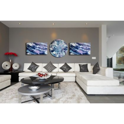 Kompozycja 1, Aleksandra Semeniuk , obrazy tech. mieszana