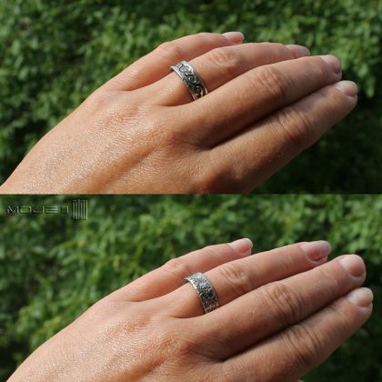 Moje MW - pierścionki - Celtycka nimfa foto #4