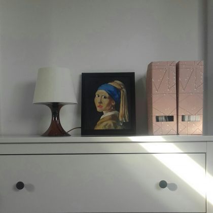 Paula Pasik - obrazy akryl - Vermeer. Po mojemu. foto #1