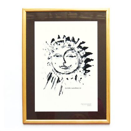 Anna Skowronek - Grafika cyfrowa - 30x40 cm plakat  Księzyc i Słońce foto #2